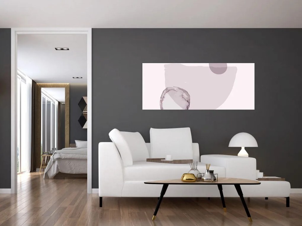 Tablou - Minimalism violet N⁰2 (120x50 cm)