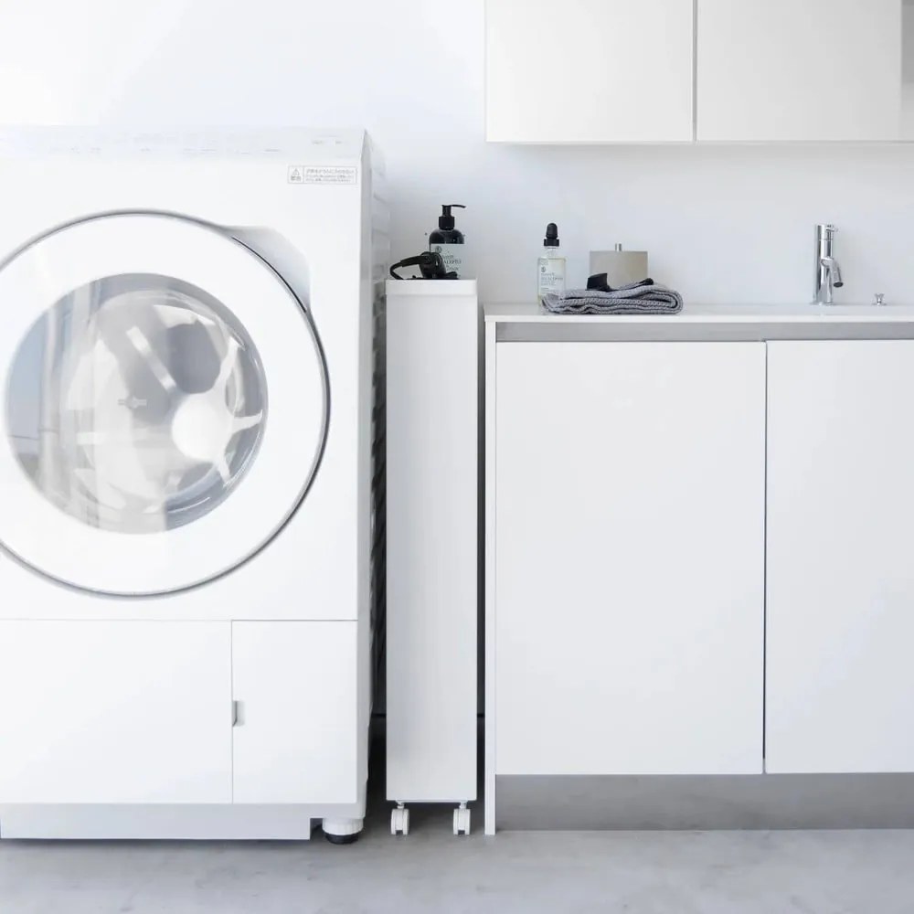 Etajeră de baie alb mat din oțel 48x80,5 cm Tower – YAMAZAKI