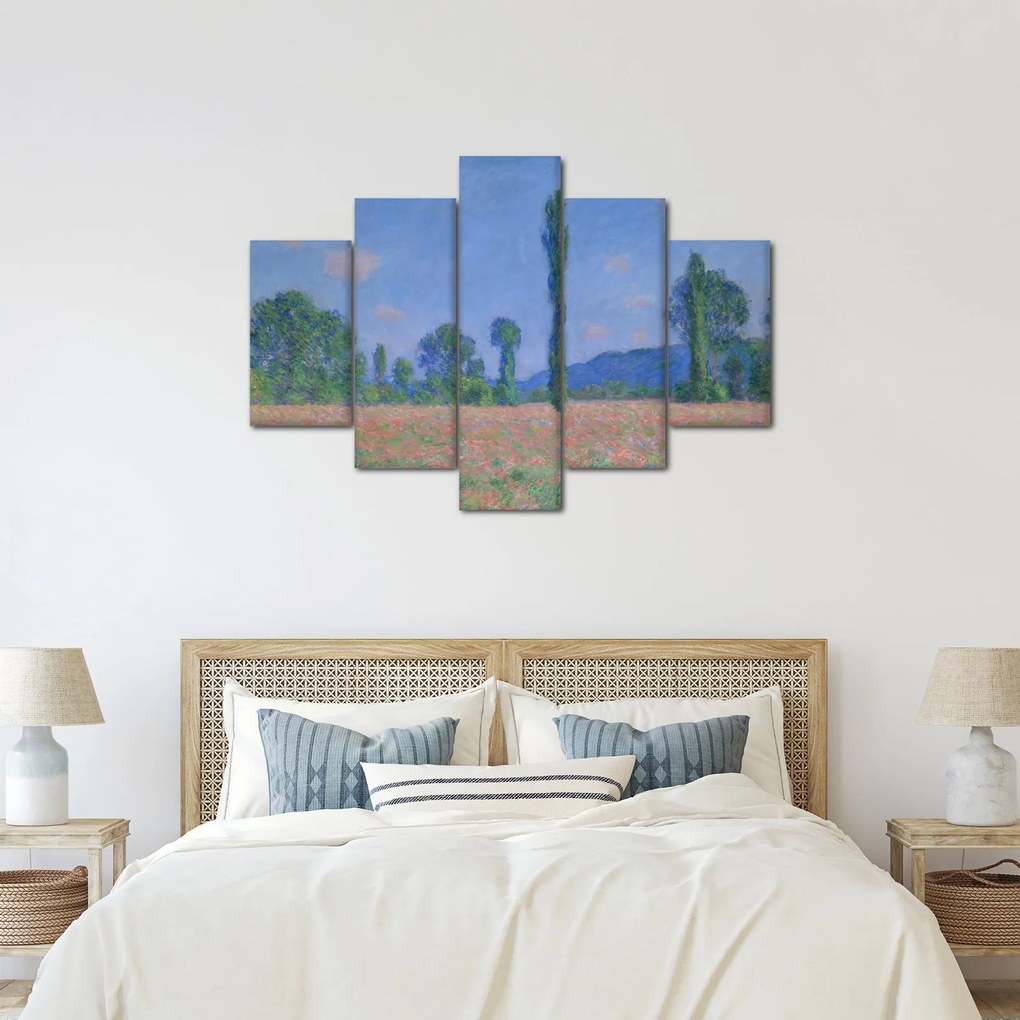 Tablou - Claude Monet, Poppy Field (Giverny), reproducere (150x105 cm)