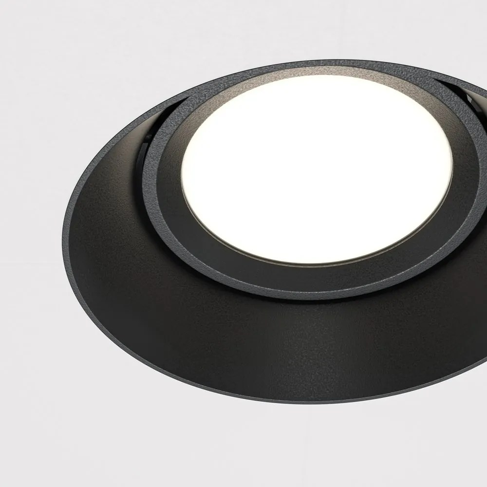 Spot incastrabil design tehnic Dot negru