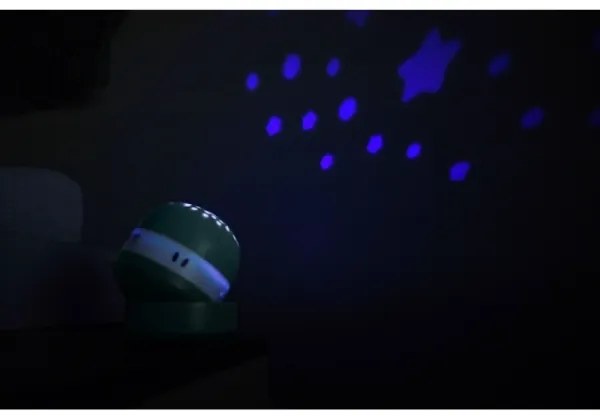 Beaba PIXIE - Proiector muzical USB/5V, 1300 mAh, verde