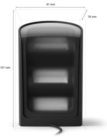 Philips Hue PLAY Wall Washer - Set 2x corp de iluminat LED RGBW reglabil, LED/20W/230V, 2000–6500K, negru