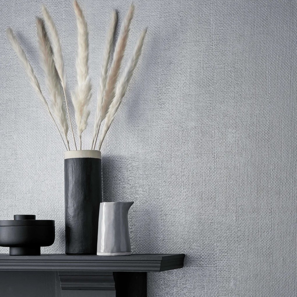 Tapet Serena, Silver Luxury Textured, 1838 Wallcoverings, 5.3mp / rola