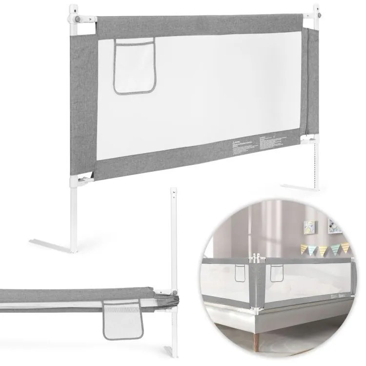 Barieră de protecție pentru pat – disponibilă în mai multe dimensiuni Šírka: 180 cm | Výška: 61 cm