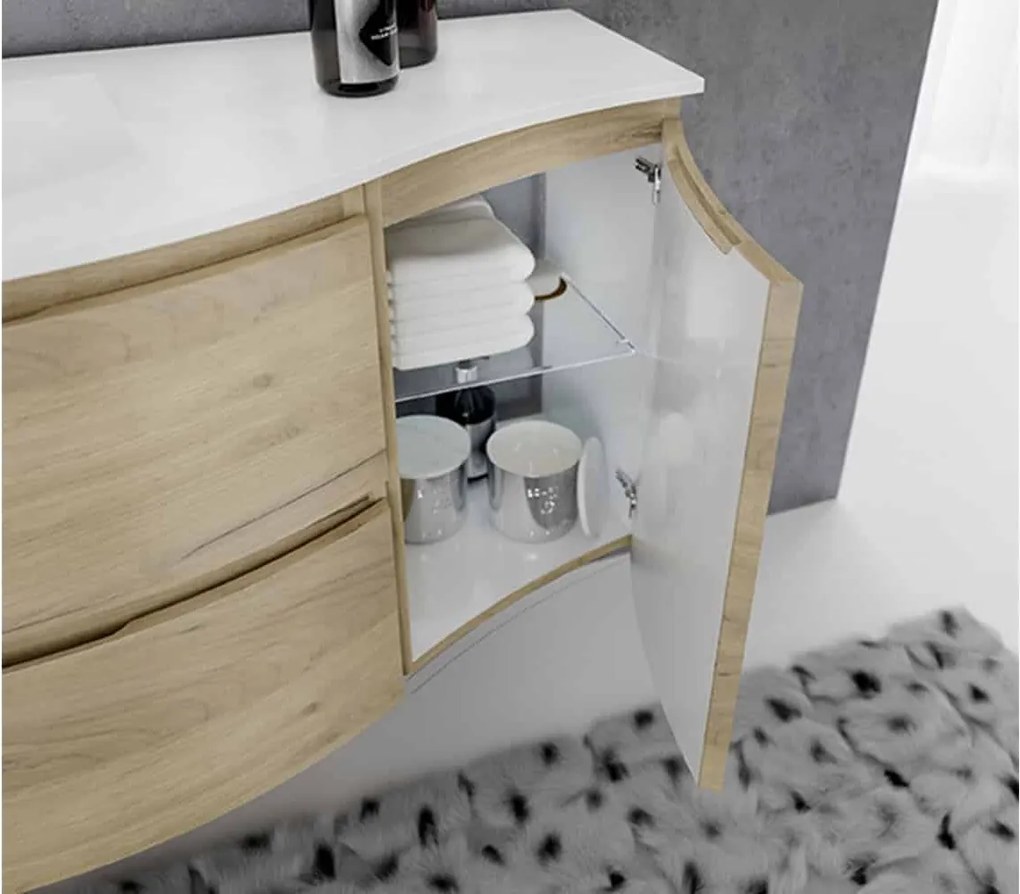Set lemn masiv Mobilier Baie Suspendat Aledo