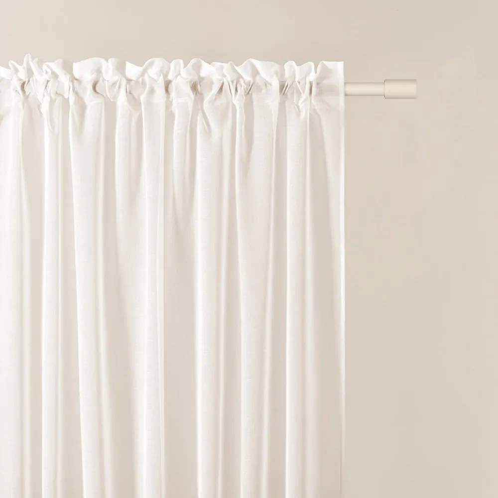 Perdea clasică în culoarea crem Novelia 350 x 250 cm