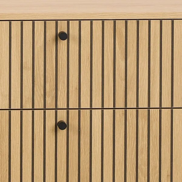 Comodă OLIVIA cu sertare, stejar