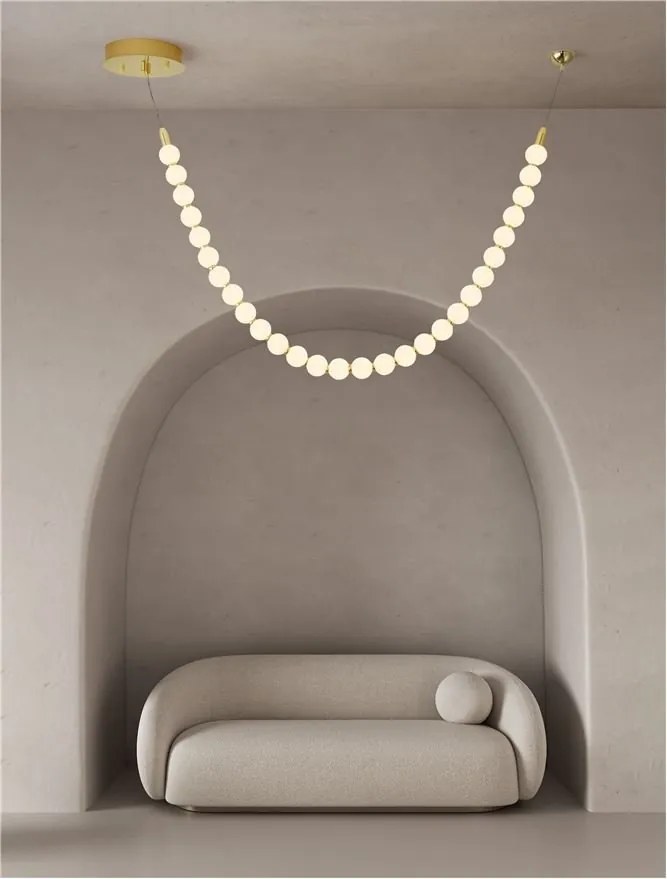 Lustra LED suspendata, deosebita design lux PERLA