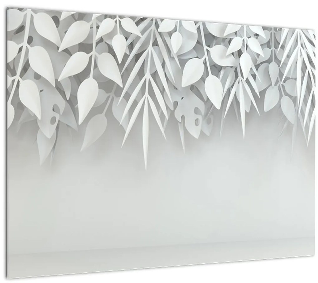 Tablou - Frunze de plasitic (70x50 cm)