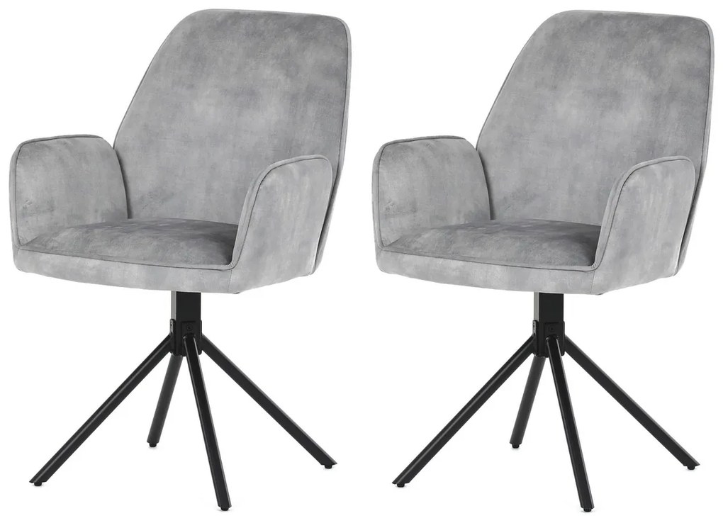 Set de scaune de sufragerie HC-511 SIL4, 2 buc.