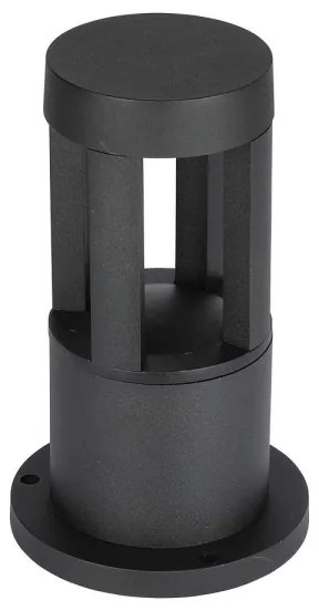 Lampă LED de exterior LED/10W/230V 25cm 3000K IP65 neagră