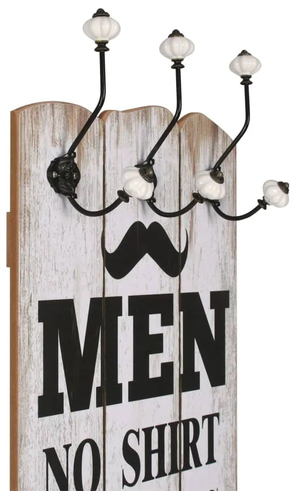 Cuier de perete cu 6 carlige MEN LADIES, 120 x 40 cm 1, men ladies