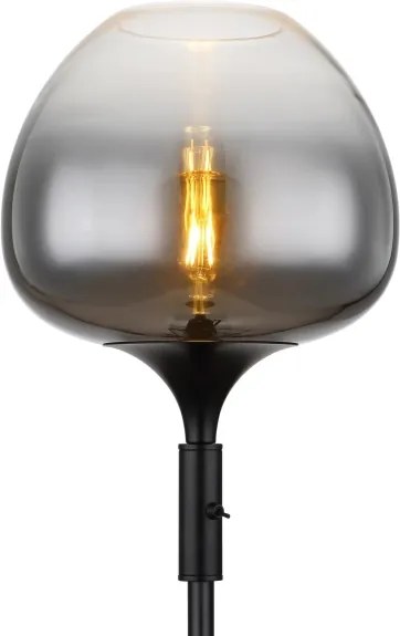 Globo 15548S2 - Lampă de podea MAXY 1xE27/40W/230V neagră