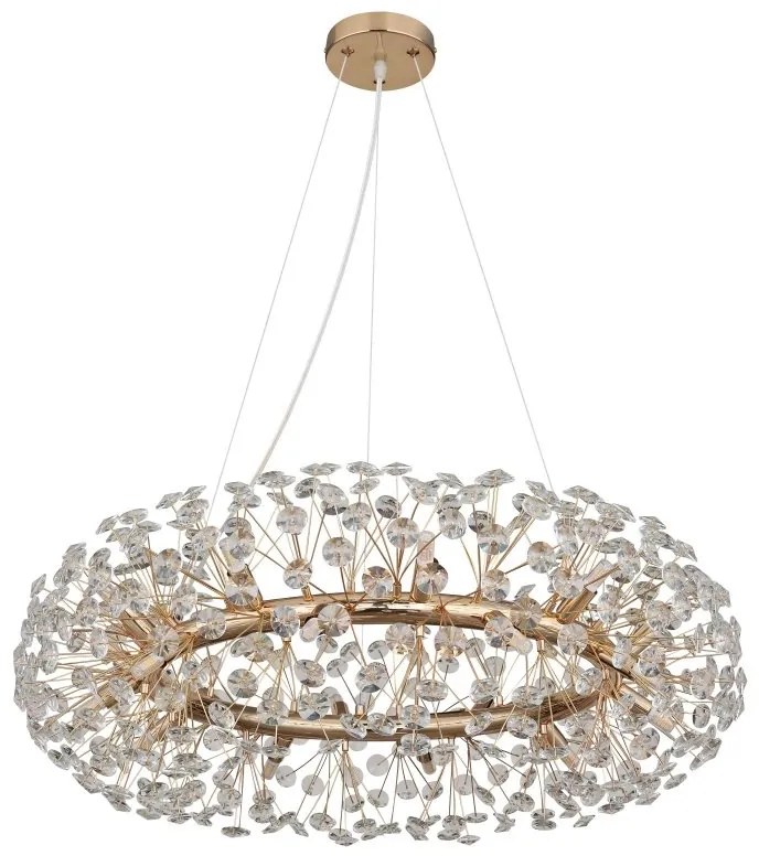 Lustra suspendata design elegant KATRINA auriu