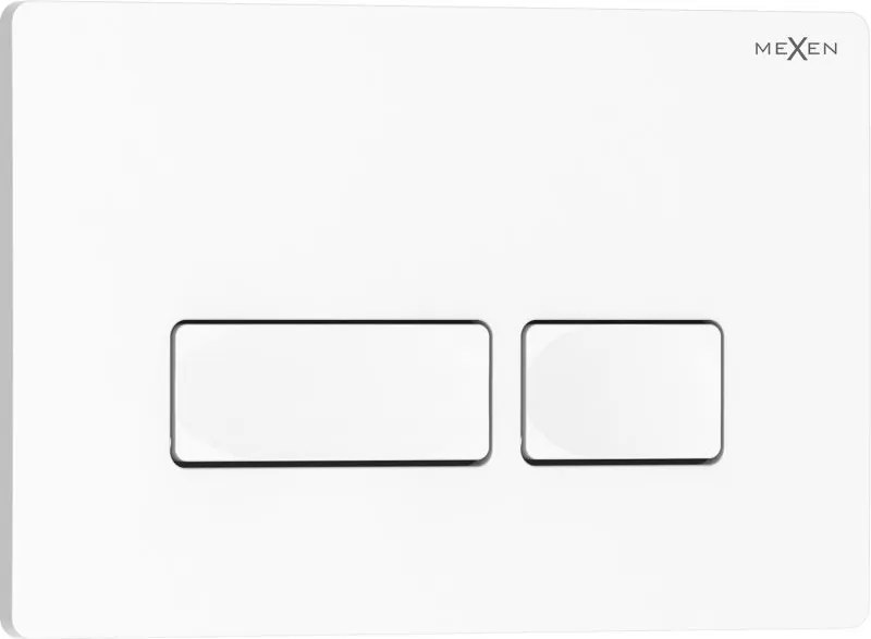 Mexen Tex 04 buton de spălare, alb lucios - 6104-01