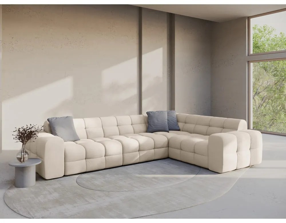 Colțar bej (cu colț pe partea dreaptă, în formă de ”L”) Kendal – Micadoni