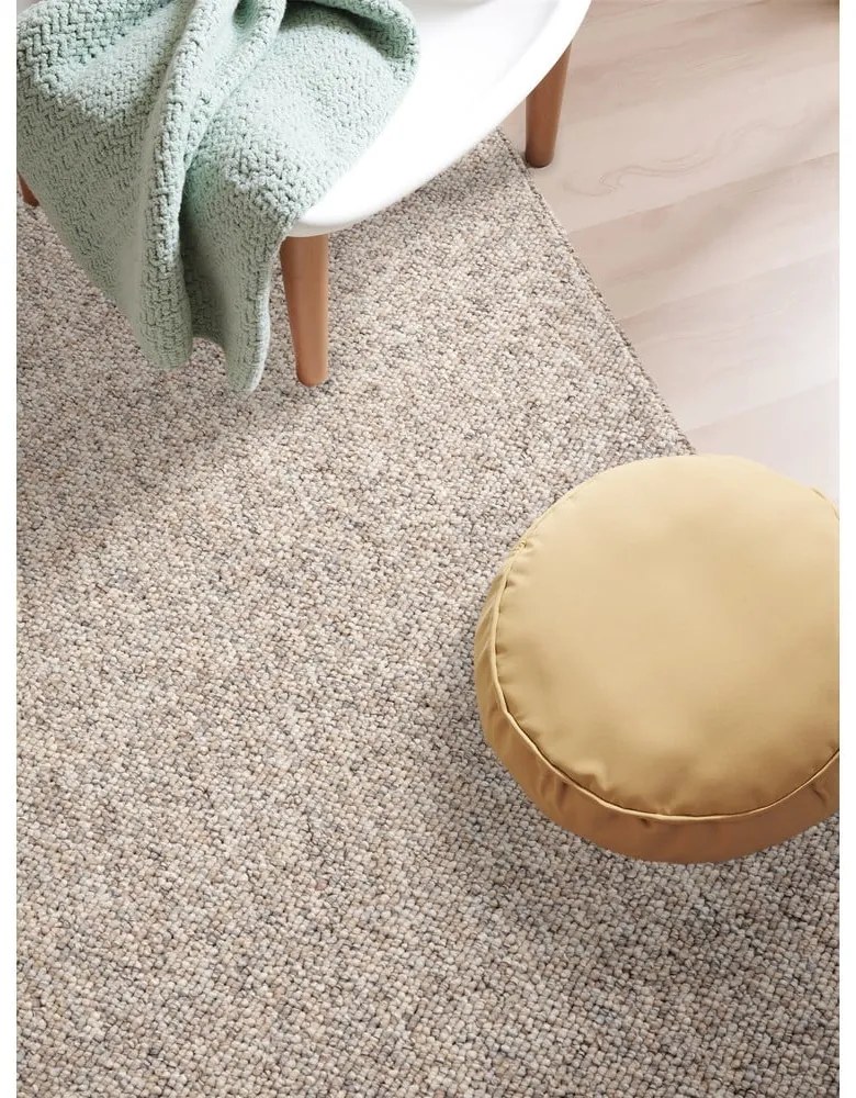 Covor gri/crem lavabil 80x150 cm Rocco Dark Cream – Elle Decoration