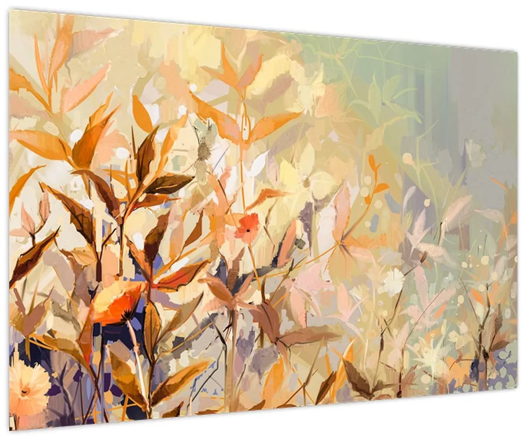 Tablou - Plante pictate (90x60 cm)