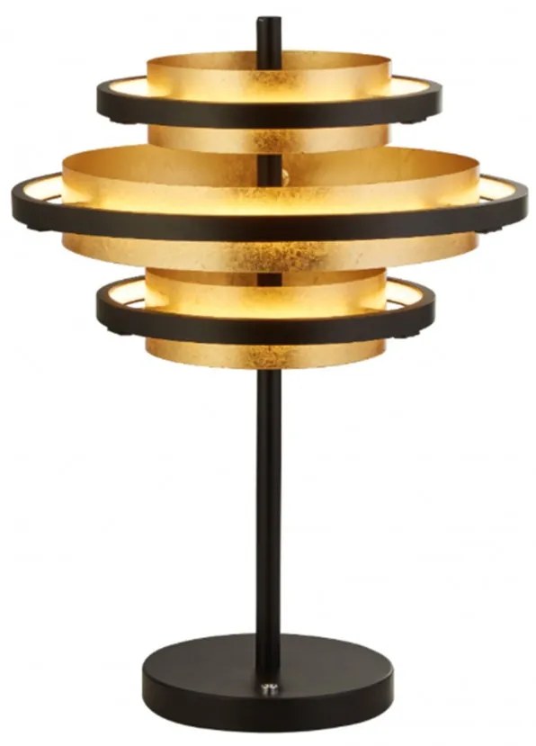 Veioza LED, Lampa de masa moderna Hive Black/gold EU6357BG SRT