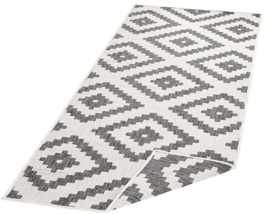 Covor pentru exterior NORTHRUGS Malta, 80 x 250 cm, gri