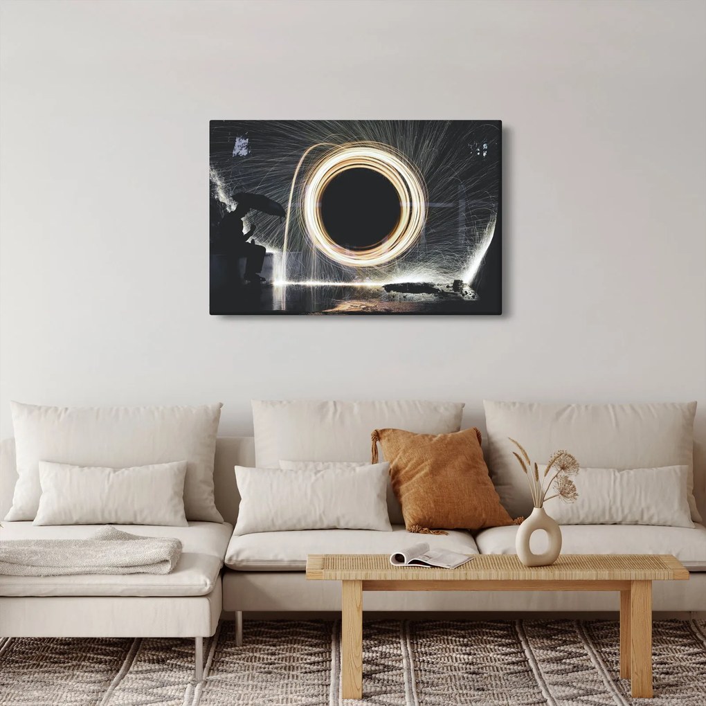 Tablou - Show de lumini în ploaie (90x60 cm)