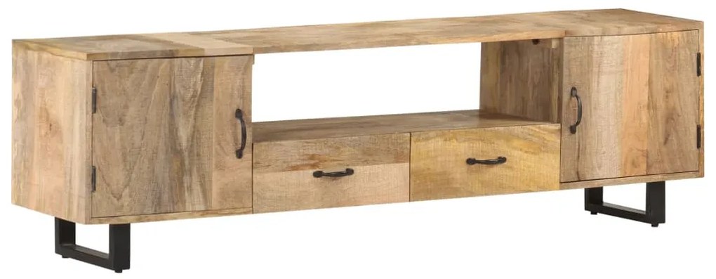 vidaXL Comodă TV, 160 x 30 x 45 cm, lemn masiv de mango
