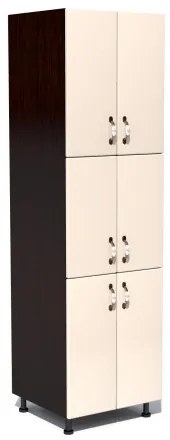 Soldat 60 cu 6 usi Zebra MDF vanilie simplu