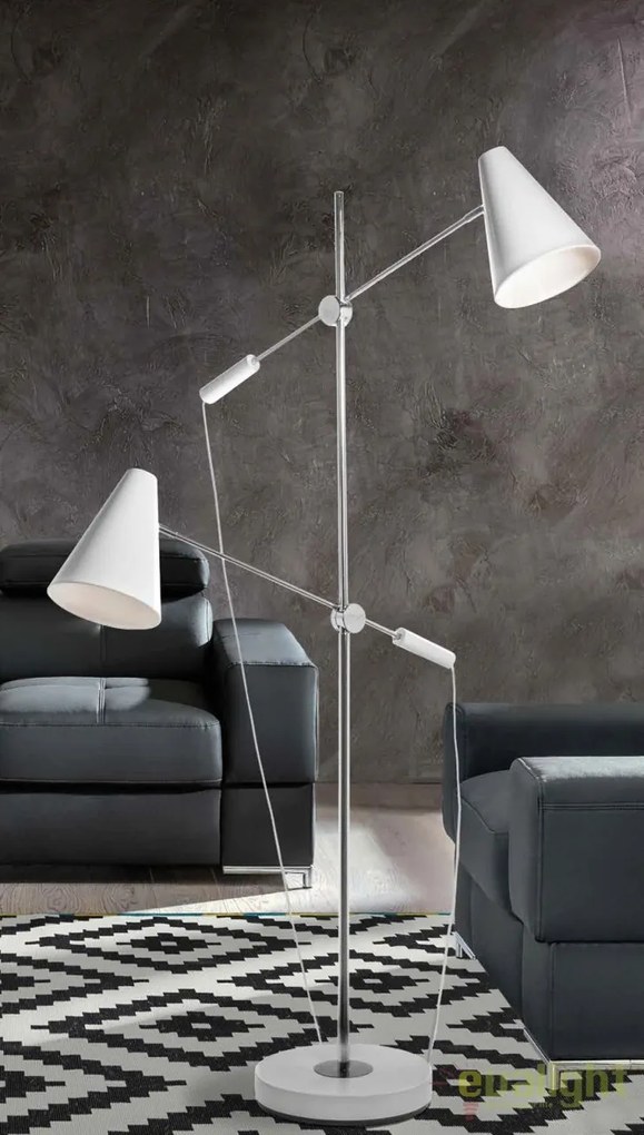 Lampadar reglabil design modern Kaja alb