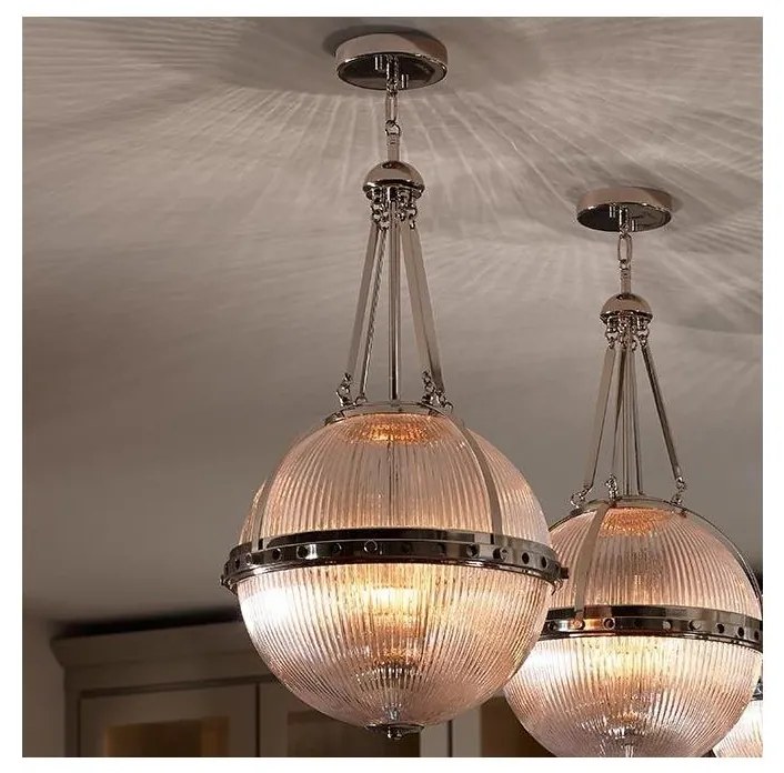 Lustră pe tijă Kichler KL-ASTER-P-PN ASTER 3xE14/60W/230V