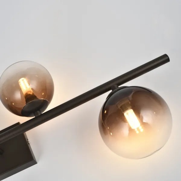 Brilagi - Lustru LED aplicat MILLA 4xG9/3W/230V maro/maro fumuriu
