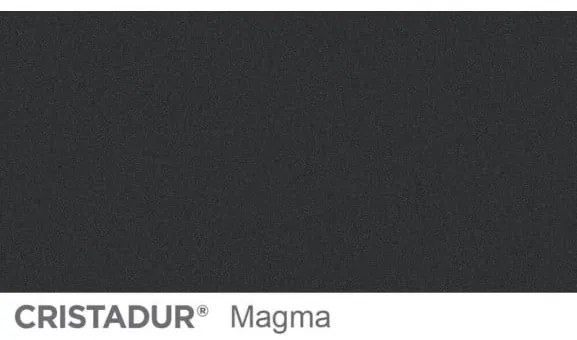 Baterie bucatarie Schock Laios Cristadur Magma, aspect granit, cartus ceramic, negru metalizat