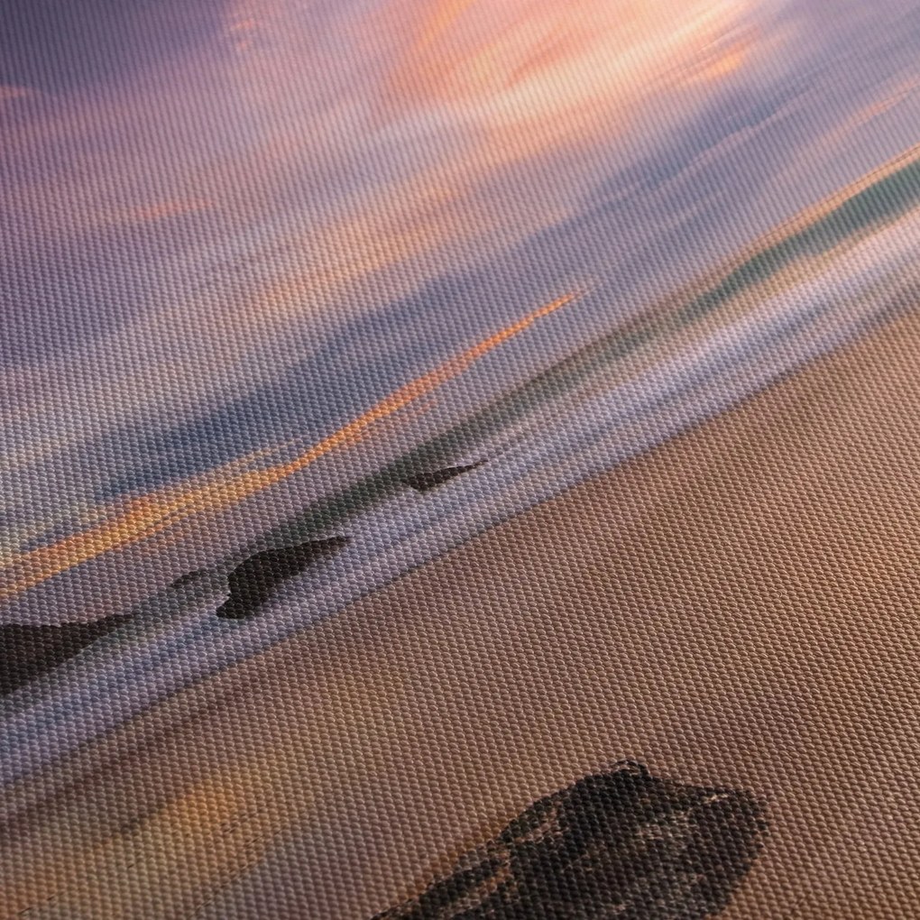 Tablou - Praia da Adraga (cu ceas) (90x30 cm)