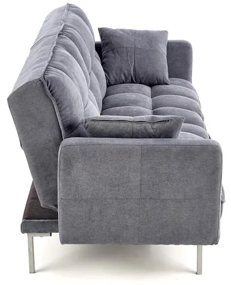 Canapea extensibila Roberto gri - H86 cm