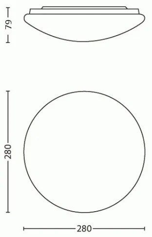 Plafonieră LED MYLIVING SUEDE LED/9,6W/230V Philips 31801/31/EO