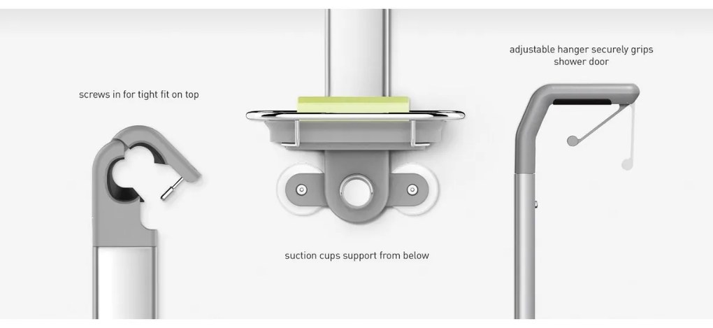 Simplehuman Suport reglabil pentru duș Plus
