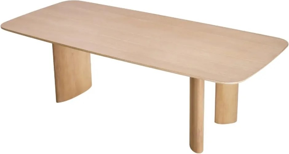 Masa dining moderna design LUX Harmonie S natur 241x109cm
