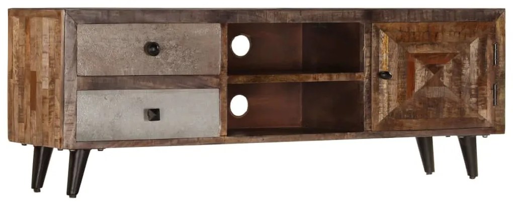 vidaXL Comodă TV, 118x30x40 cm, lemn masiv de mango