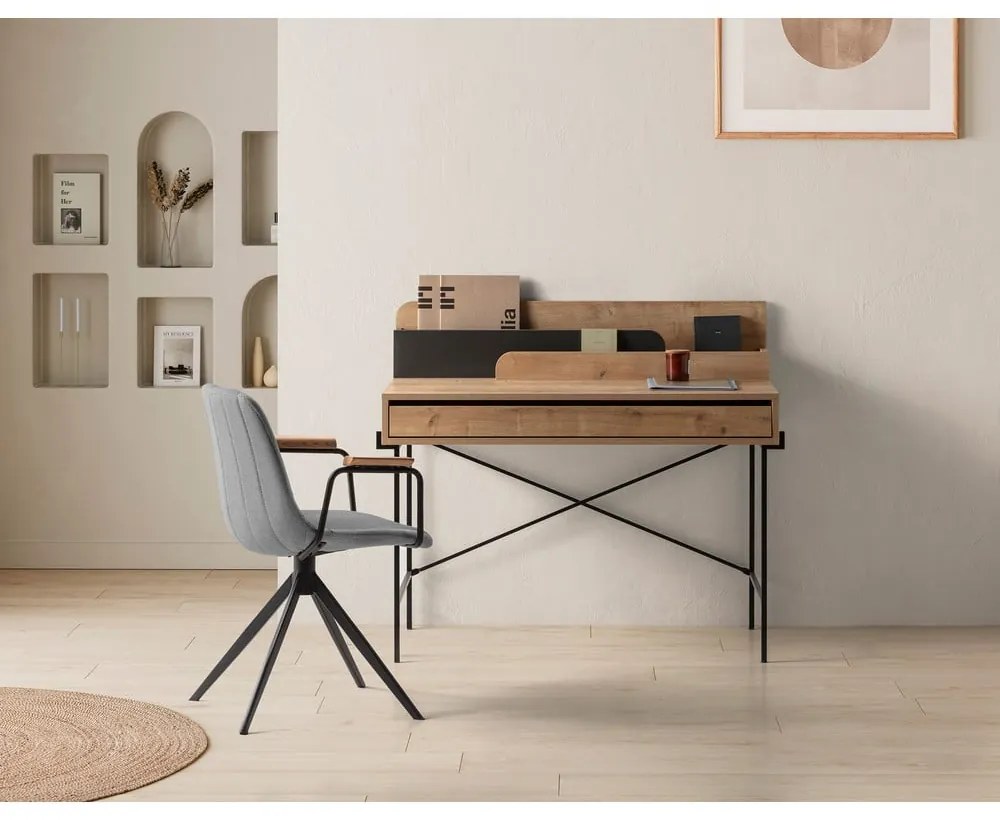 Scaune de dining gri-deschis 2 buc. Tali – Marckeric