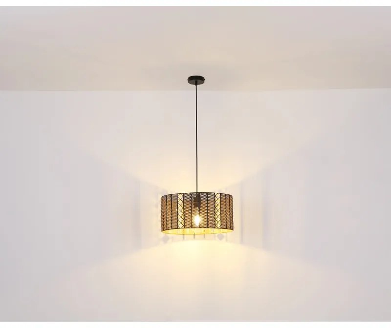 Pendul design modern ABINI negru 5450H GL