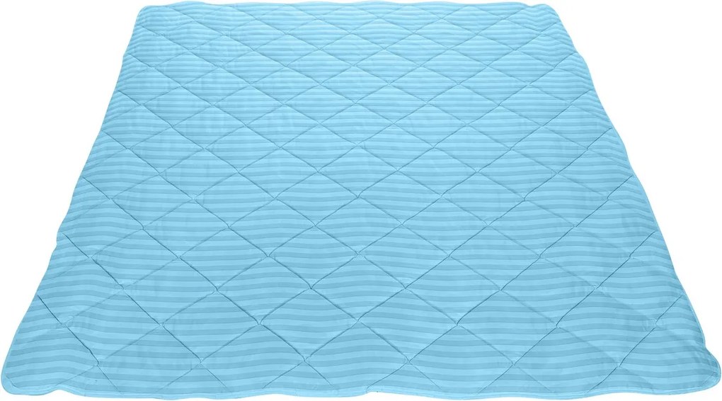 Pilota Alcam Damasc Bleu Ciel 140x200 cm, umplutura cu bambus, 300 g/mp