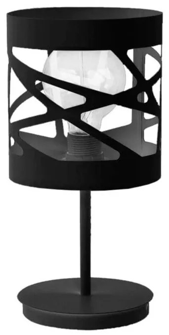 Lampă de masă MODUL FREZ 1xE27/60W/230V neagră