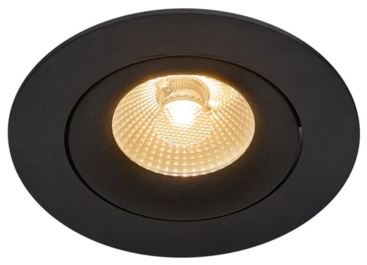 Spot incastrabil baie directionabil LED IP44 Aliki Black