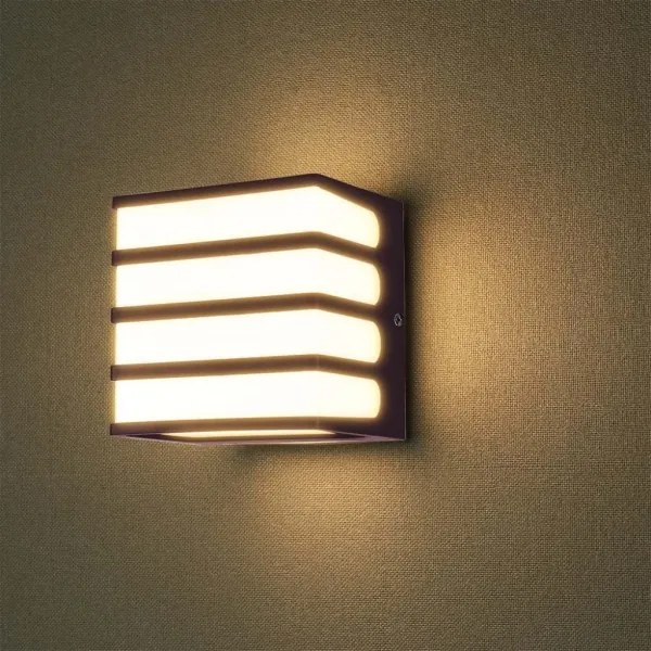 Aplică LED de exterior LED/8W/230V IP65 4000K maro