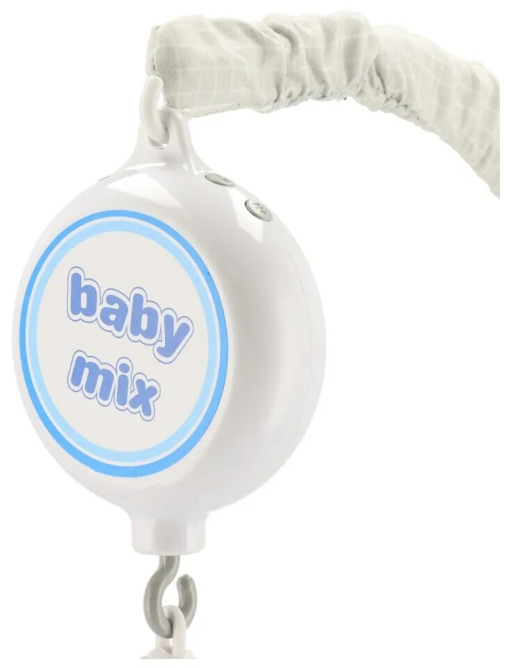 Baby Mix Carusel electronic pentru pătuț cumelodii Ursuleți și iepurași, diametru 35 cm