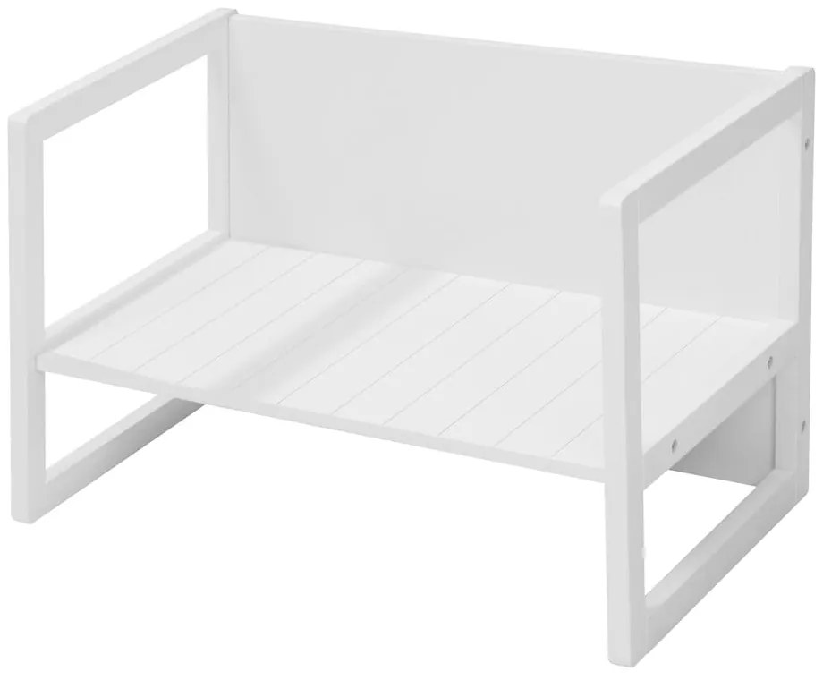 Bancă de copii albă Country Style – Roba