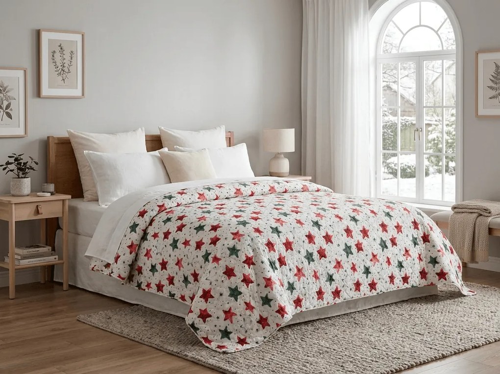 Cuvertura de pat COLORFUL STARS, colorat Dimensiune: 170 x 210 cm