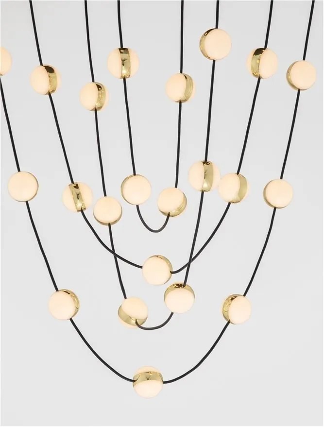 Lustra LED suspendata, deosebita design lux ALCINOE