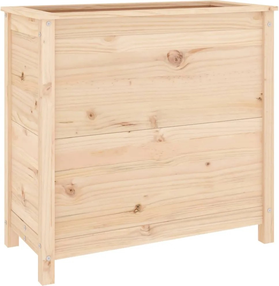 vidaXL Jardinieră de grădină, 82,5x40x78 cm, lemn masiv de pin