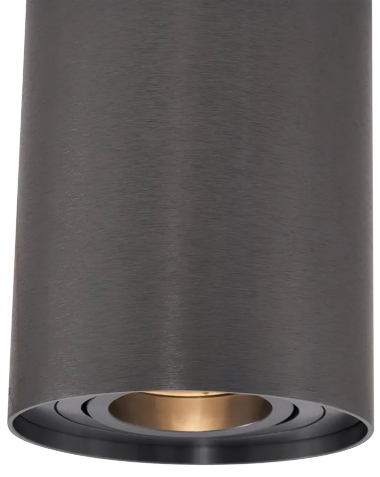 Spot modern integrat, metal gri-inchis, GU10, 50mm, inclinabil - Rondoo Up