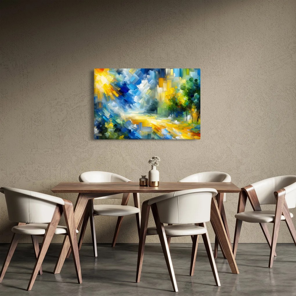 Tablou - Zi însorită abstractă (90x60 cm)